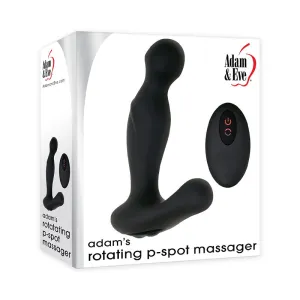 Adam & Eve Adam's Rotating P-Spot Massager Black