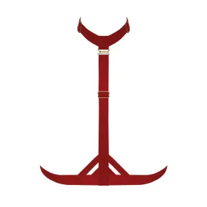 Art Deco Burnt Red Harness