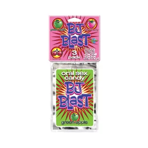 BJ Blast 3 Pack Strawberry. Cherry & Apple