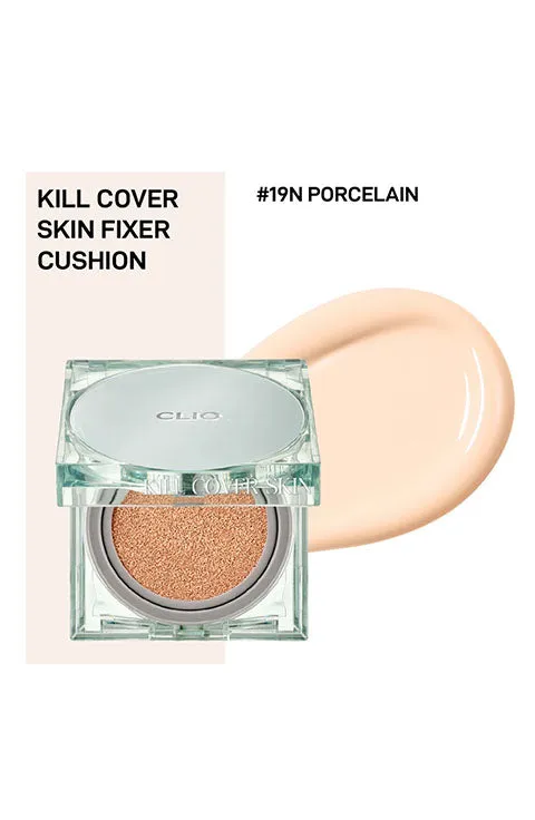 [CLIO] Kill Cover Skin Fixer Cushion(15g/0.52fl.oz X Refill)- 5Colors