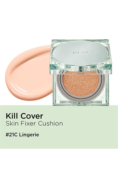 [CLIO] Kill Cover Skin Fixer Cushion(15g/0.52fl.oz X Refill)- 5Colors