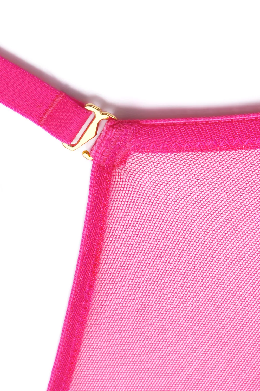 Corps à Corps Thong Bodysuit Neon Pink