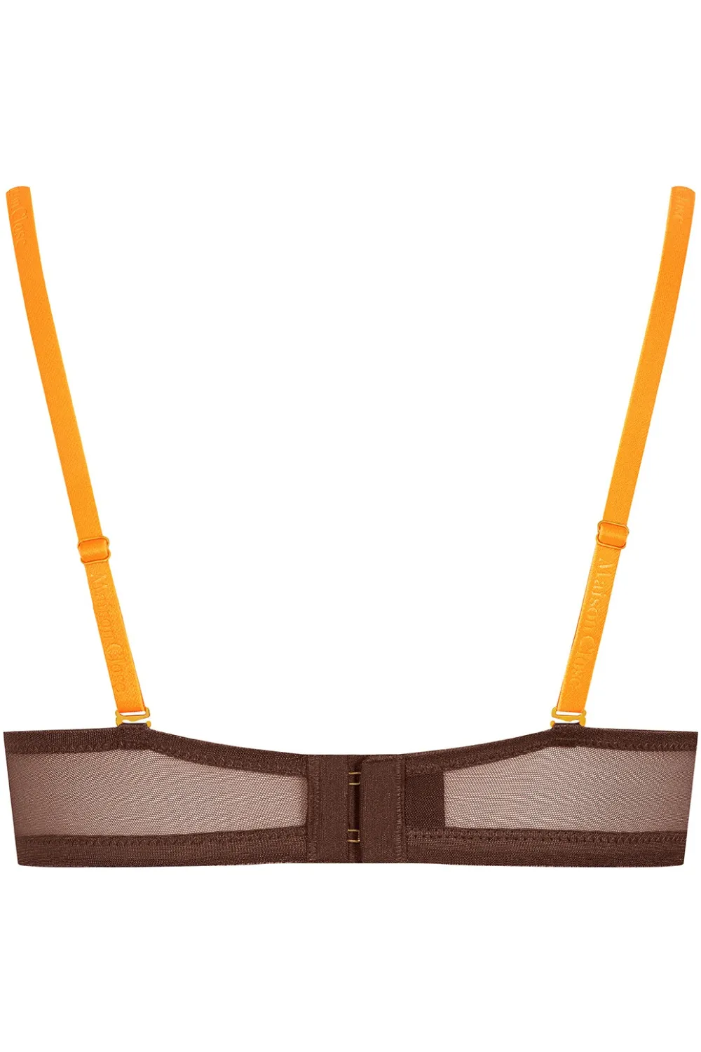 Corps à Corps Wire Bra Chocolate Brown/Neon Orange