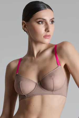 Corps à Corps Wire Bra Ginger Snap/Neon Pink