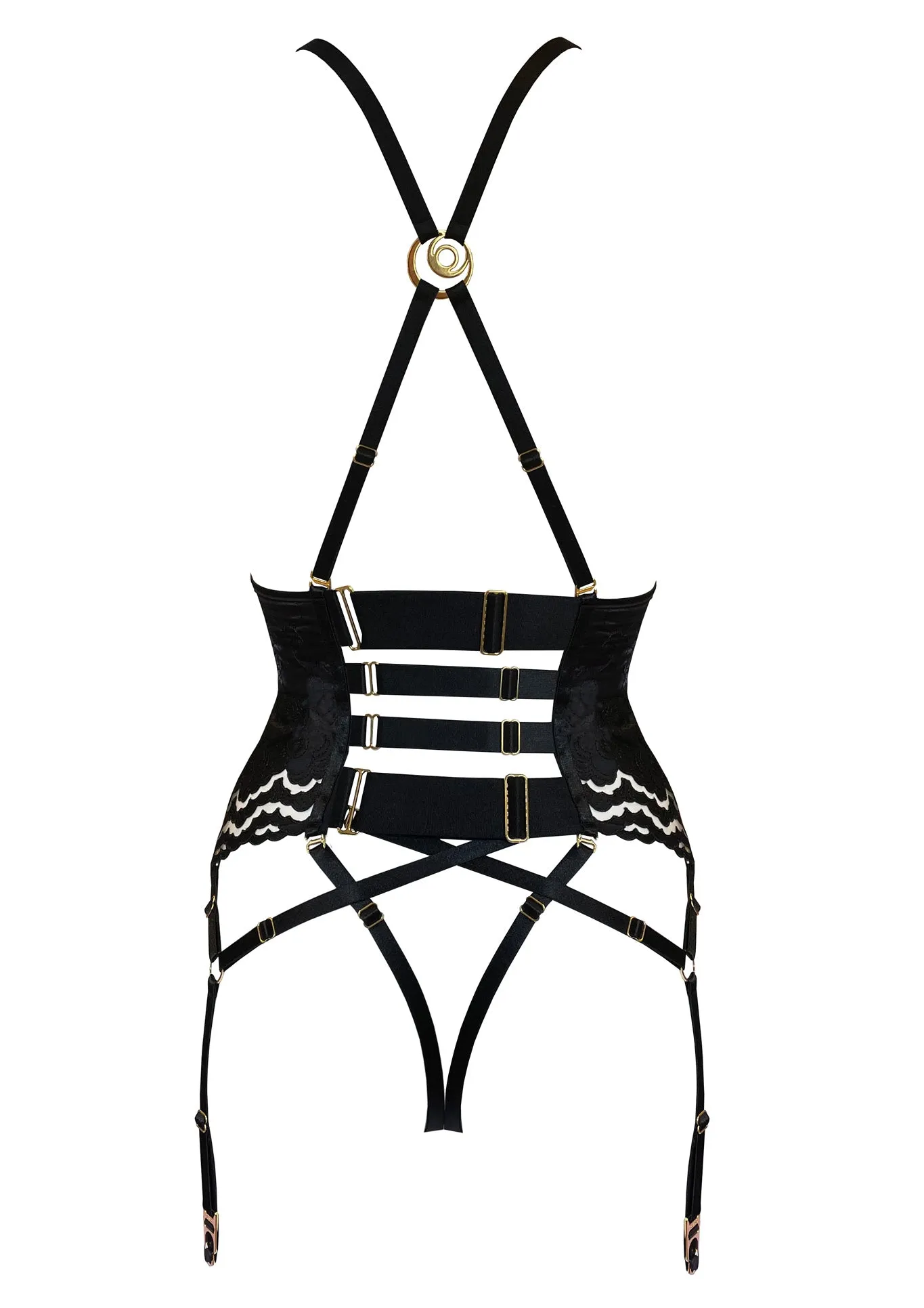 Dala Underbust Basque Black