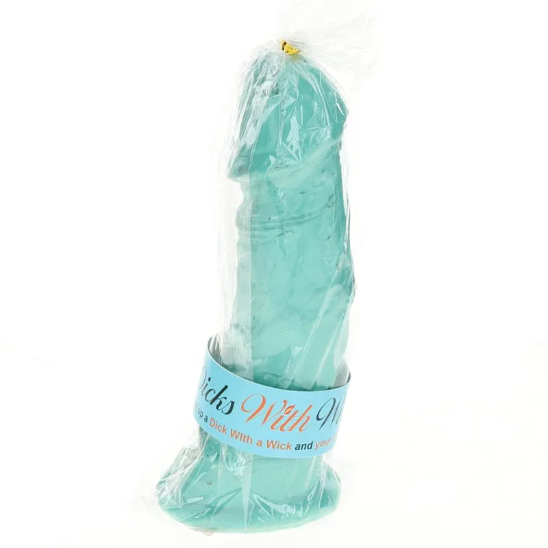 Dicks With A Wicks Blue Candle