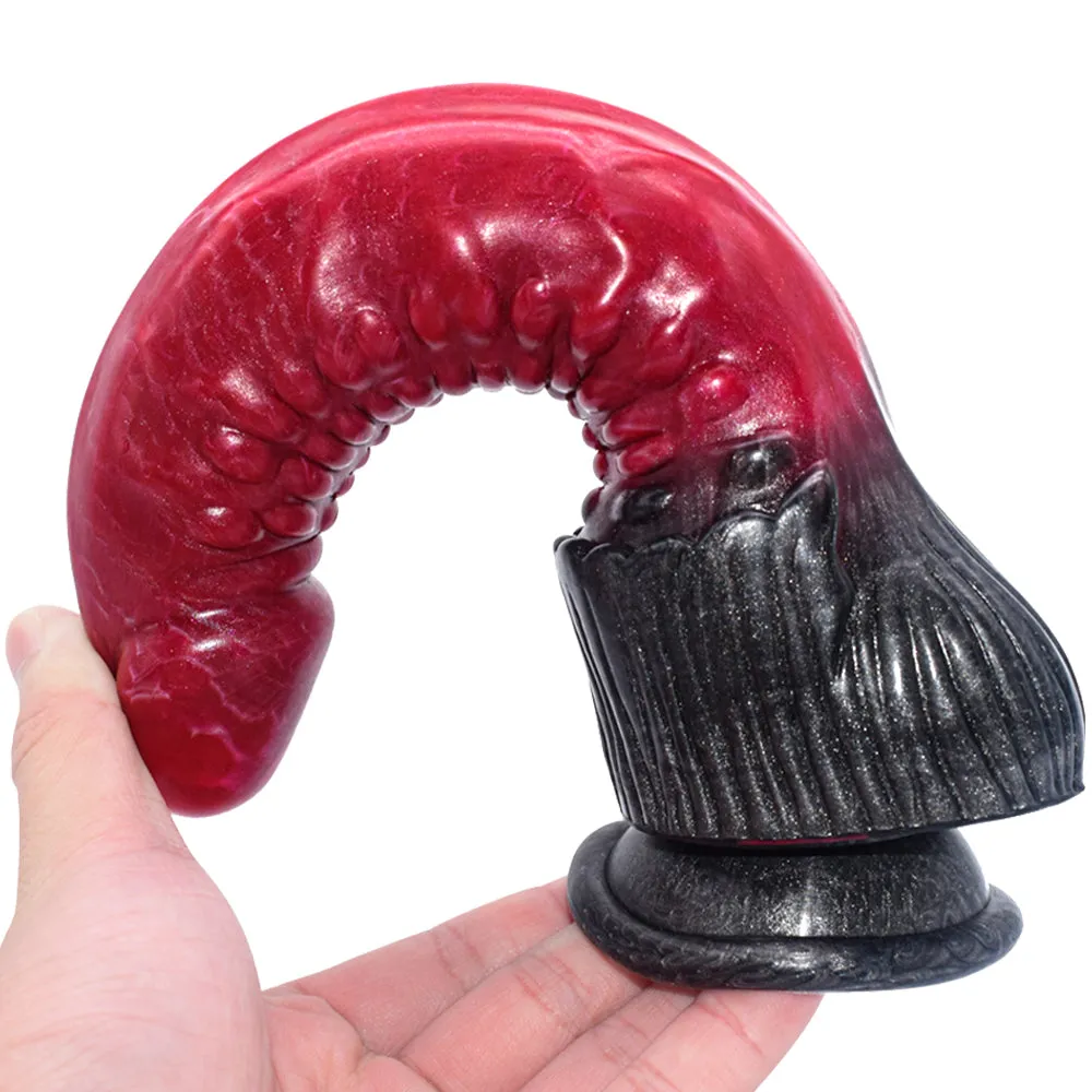 FAAK N5007 Aula 9 Platinum Liquid Silicone Anal Plug Dildo