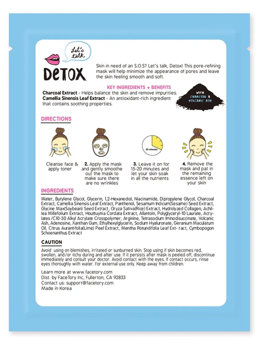 FaceTory K-Beauty Purifying Face Mask