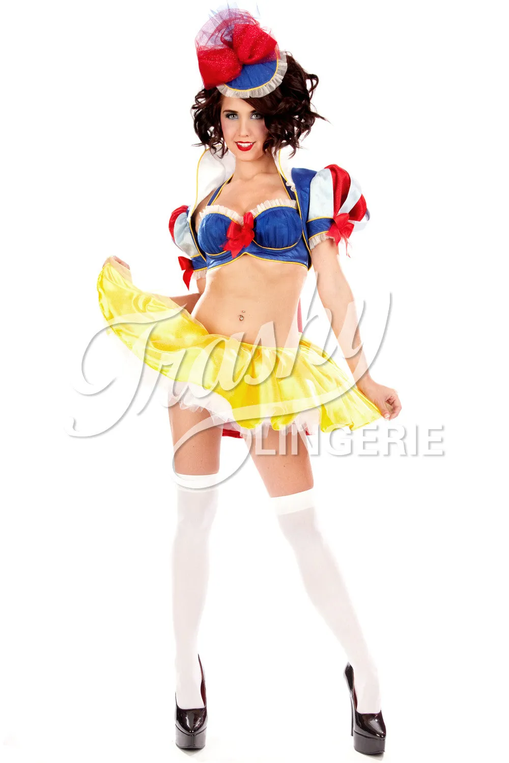 Glitter Snow White Top