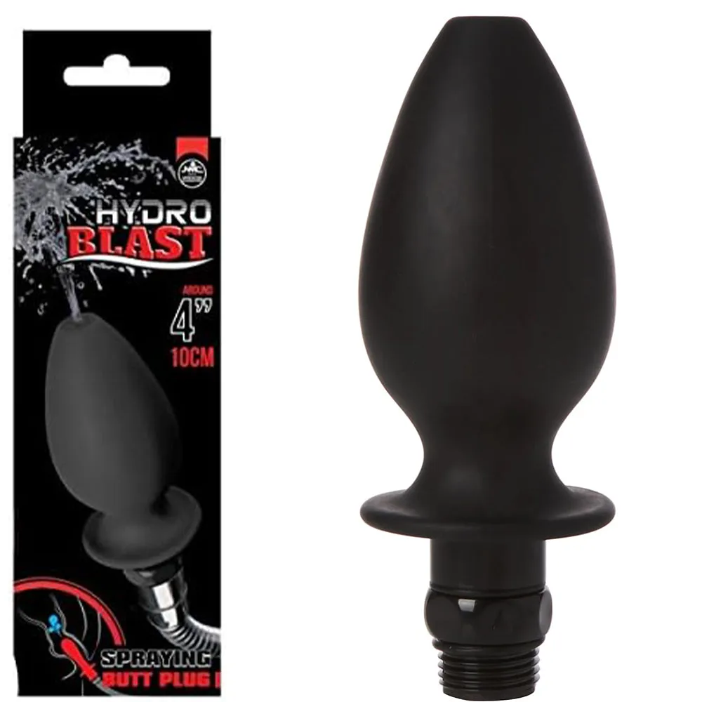 Hydro Blast 4 Silicone Douche Black