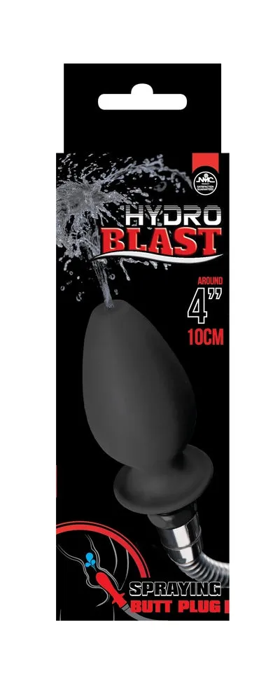 Hydro Blast 4 Silicone Douche Black