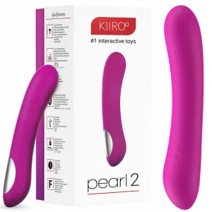 Kiiroo Pearl2 Interactive G Spot Vibrator Pink USB Rechargeable Pearl 2 Sex Toy