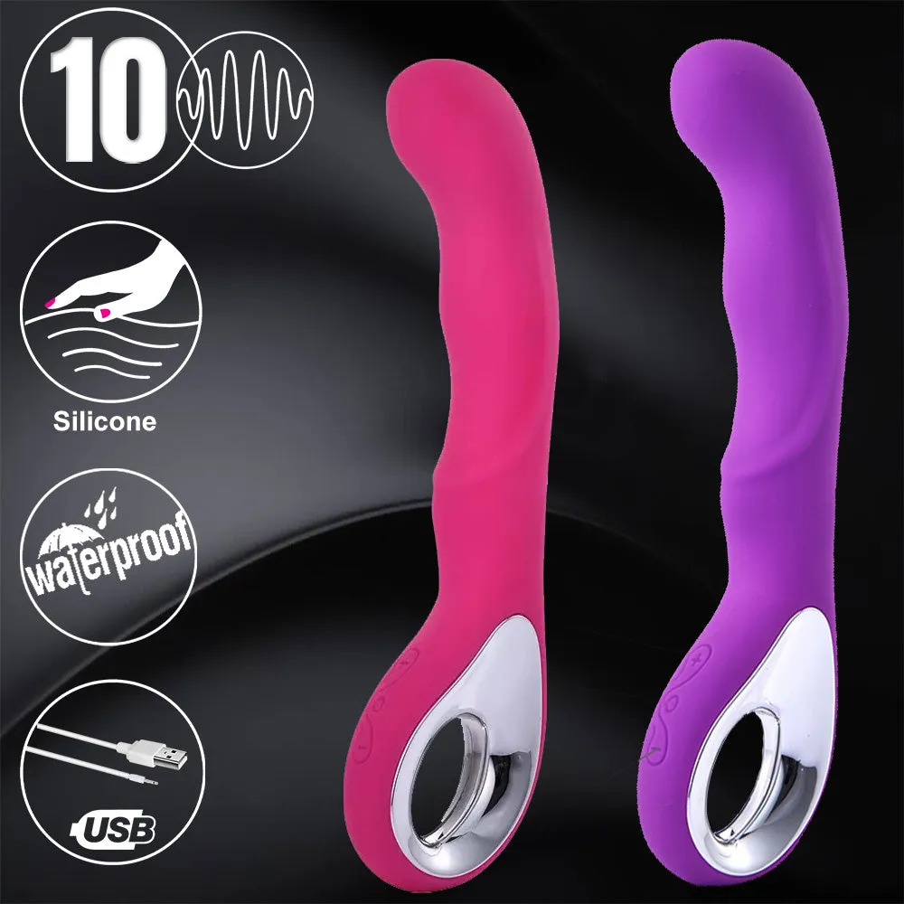Loop Powerful 8 G-Spot Vibrator Rechargeable Dildo Personal Massager Sex Toy