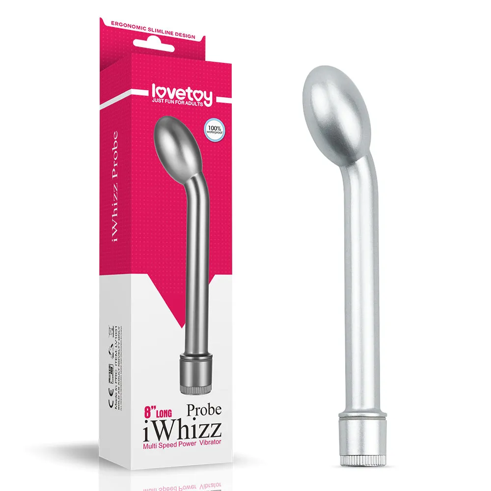 Lovetoy iWizz Probe 8 Anal G Spot Vibrator Multi Speed