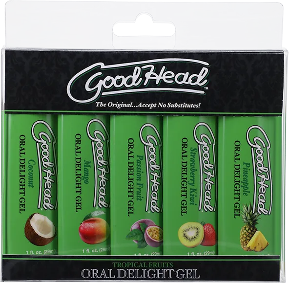 Oral Delight Gel Tropical Fruits - 5 Pack