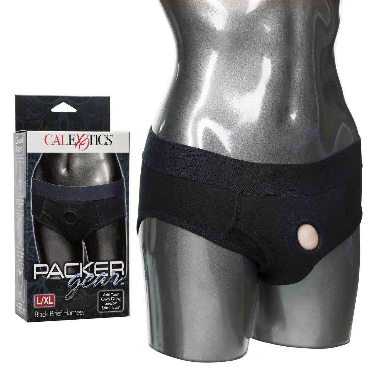 Packer Gear Black Brief Harness L/xl