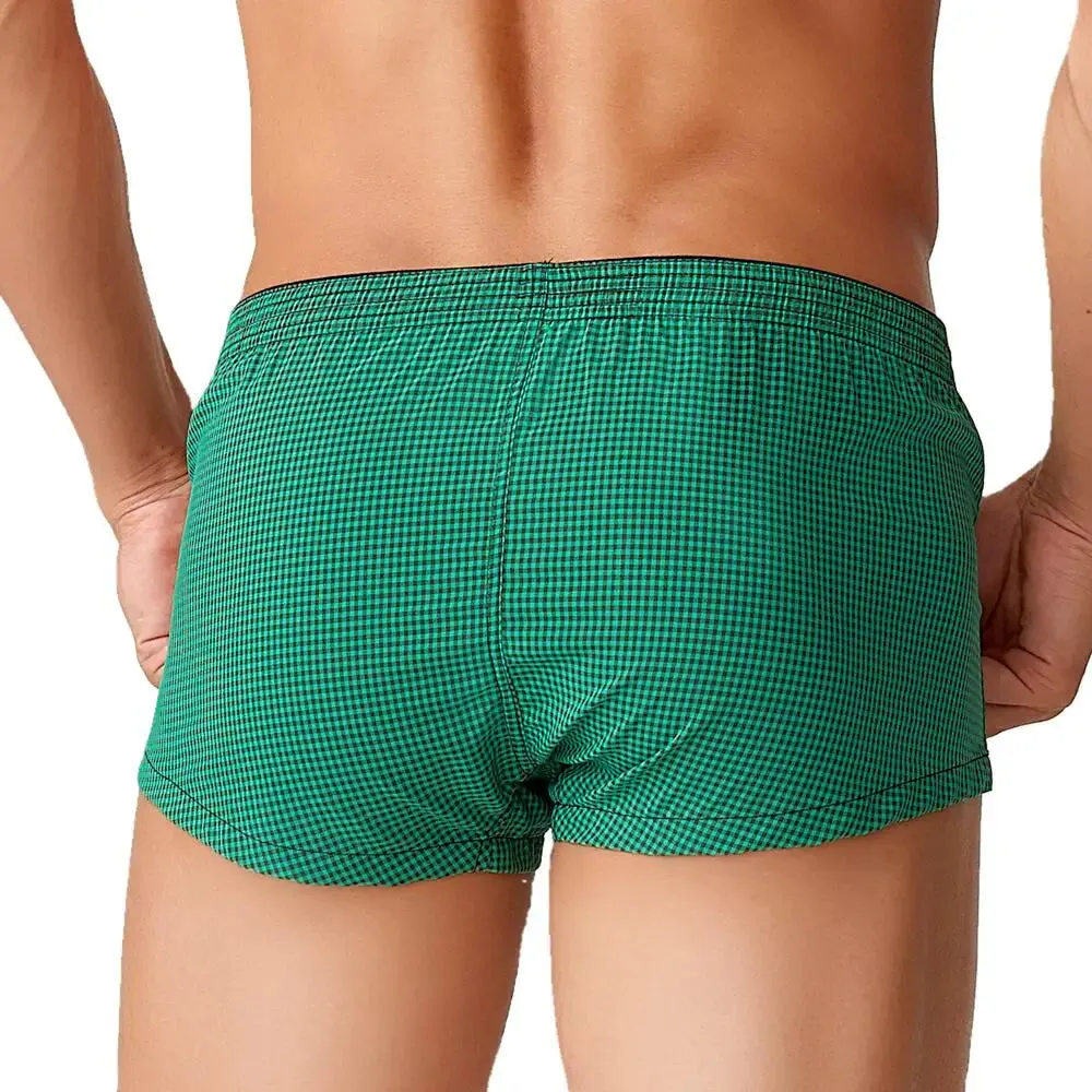 #PB Plaid Shorts Men's Underwear Boxers