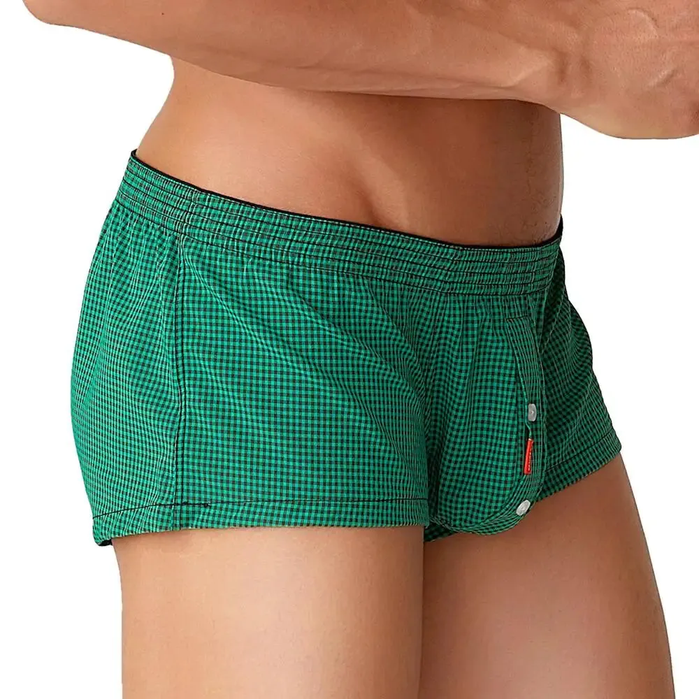 #PB Plaid Shorts Men's Underwear Boxers