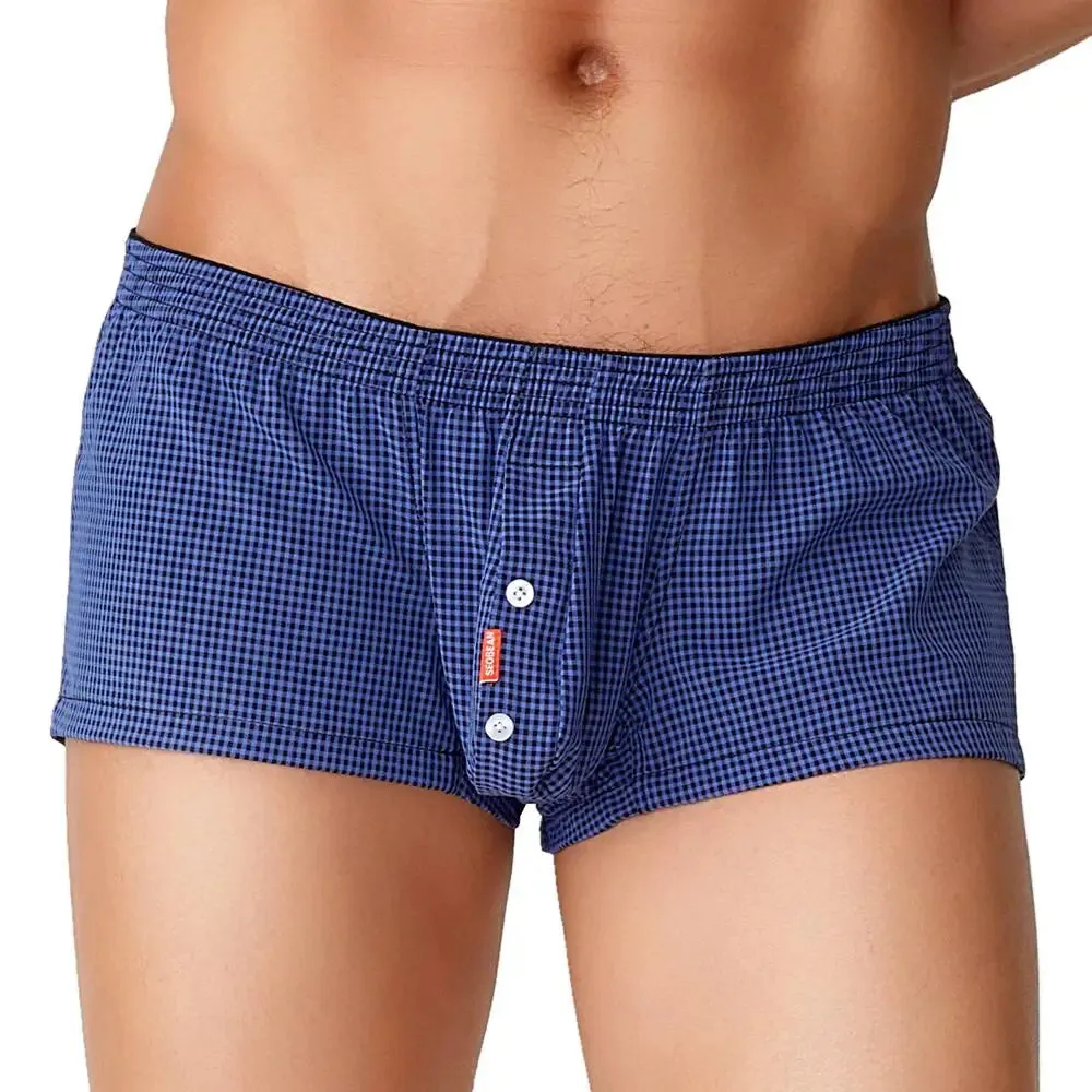 #PB Plaid Shorts Men's Underwear Boxers