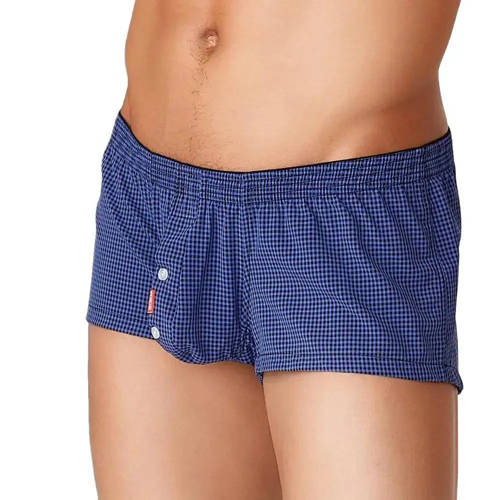 #PB Plaid Shorts Men's Underwear Boxers