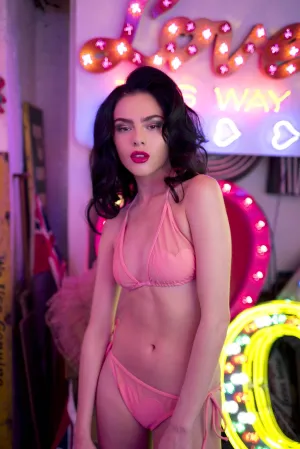 Peek & Beau Grapefruit/Watermelon Heart Bikini Brief