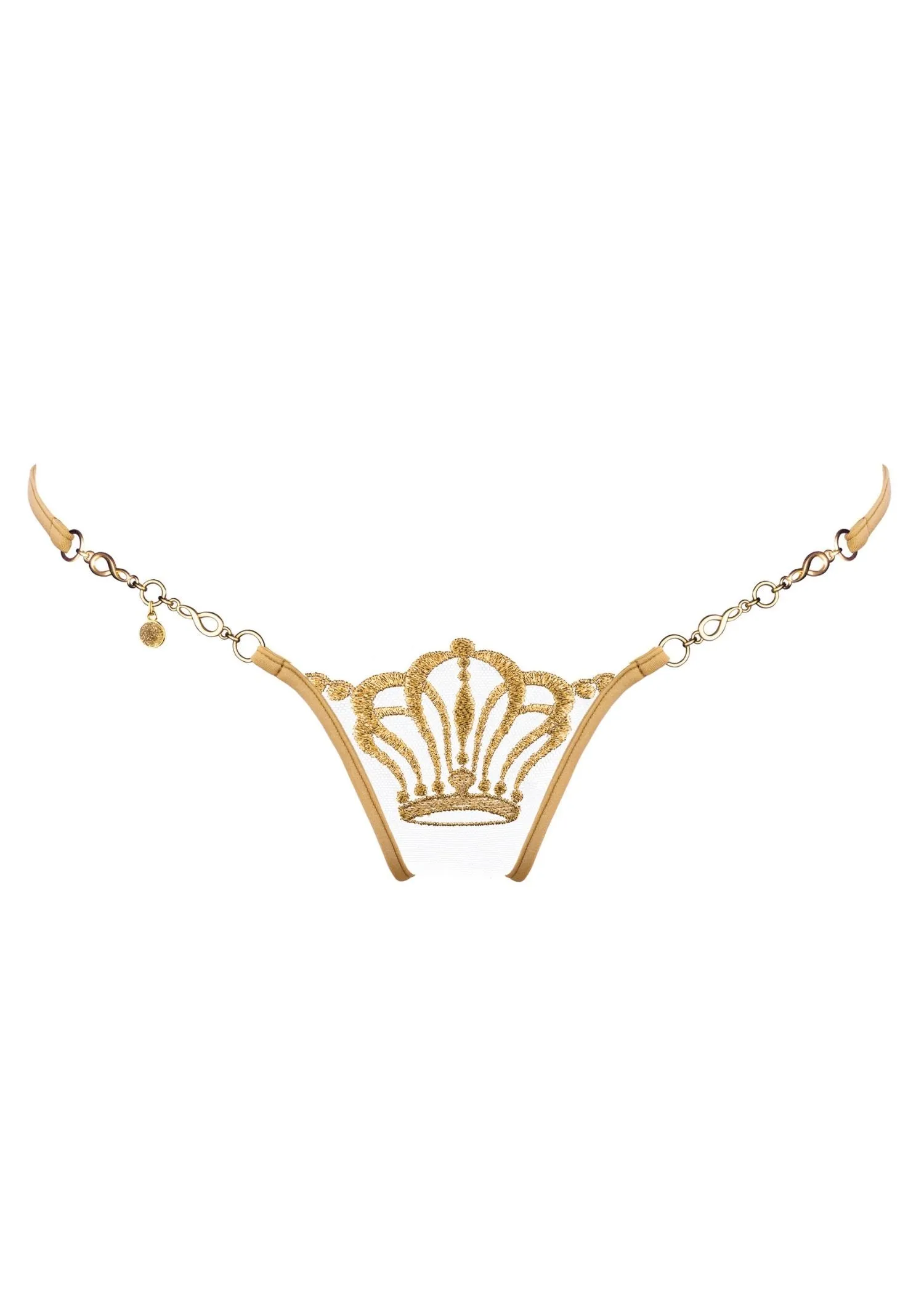Queen of Love (Gold) Luxury G-String