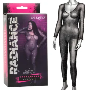 Radiance Crotchless Full Body Ps Black