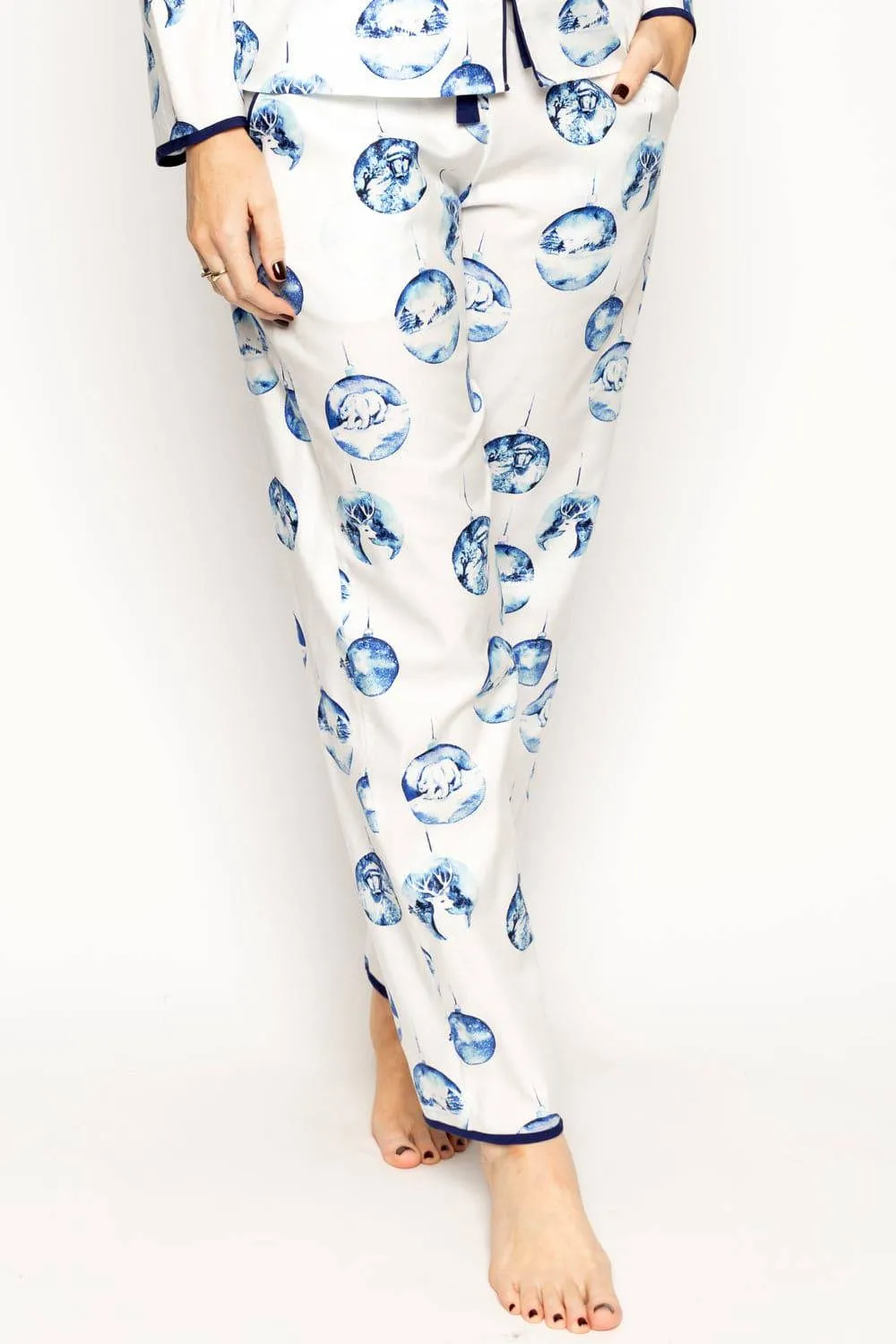 Riley Bauble Print Pyjama Pants. Size UK 14