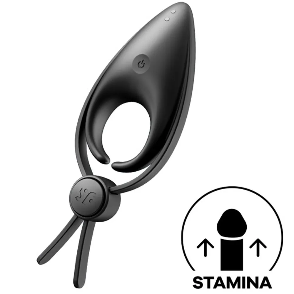 Satisfyer Sniper ADJUSTABLE Vibrating Cock Ring USB Couples Stamina Aid Sex Toy