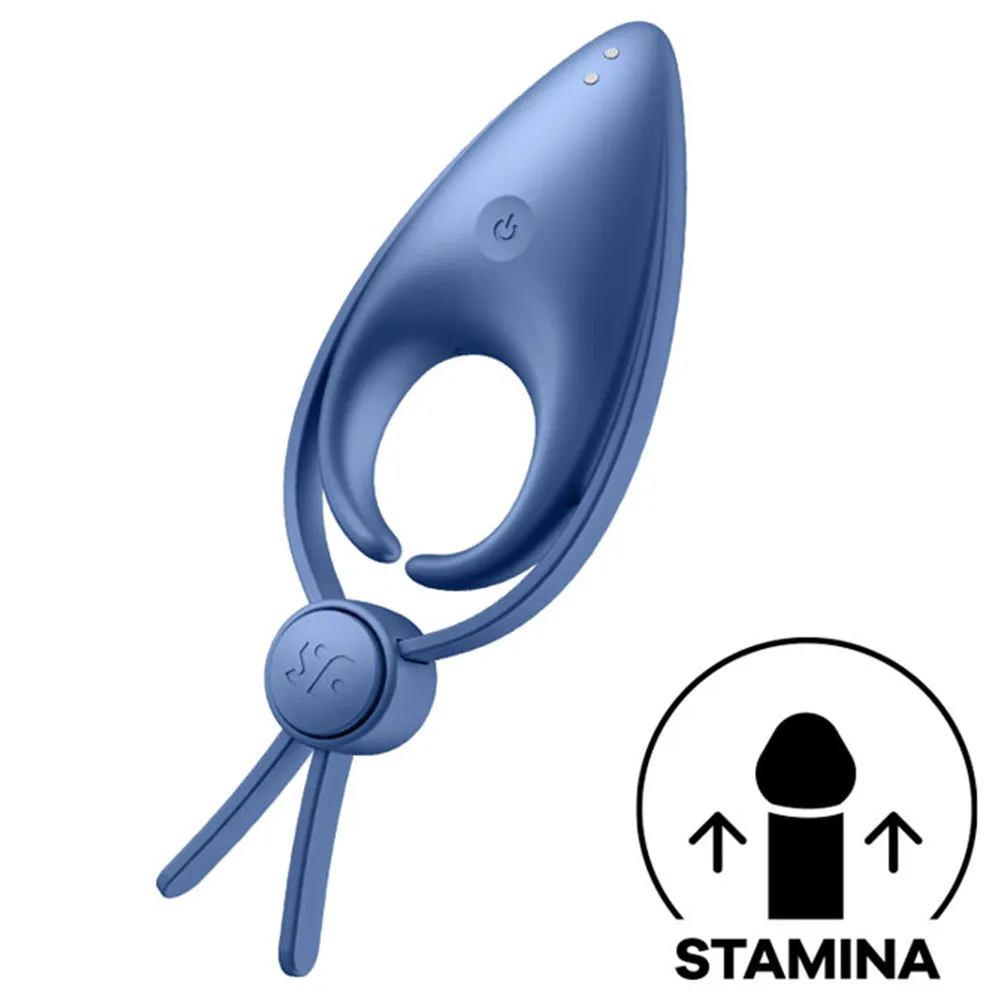 Satisfyer Sniper ADJUSTABLE Vibrating Cock Ring USB Couples Stamina Aid Sex Toy