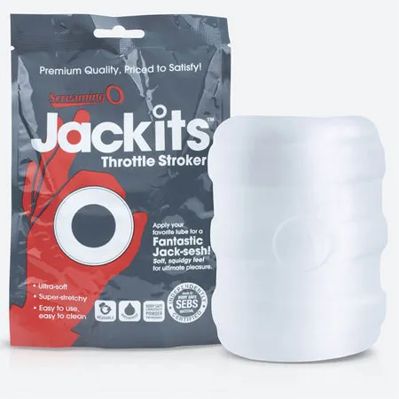 Screaming O Jackits Throttle Stroker - Clear