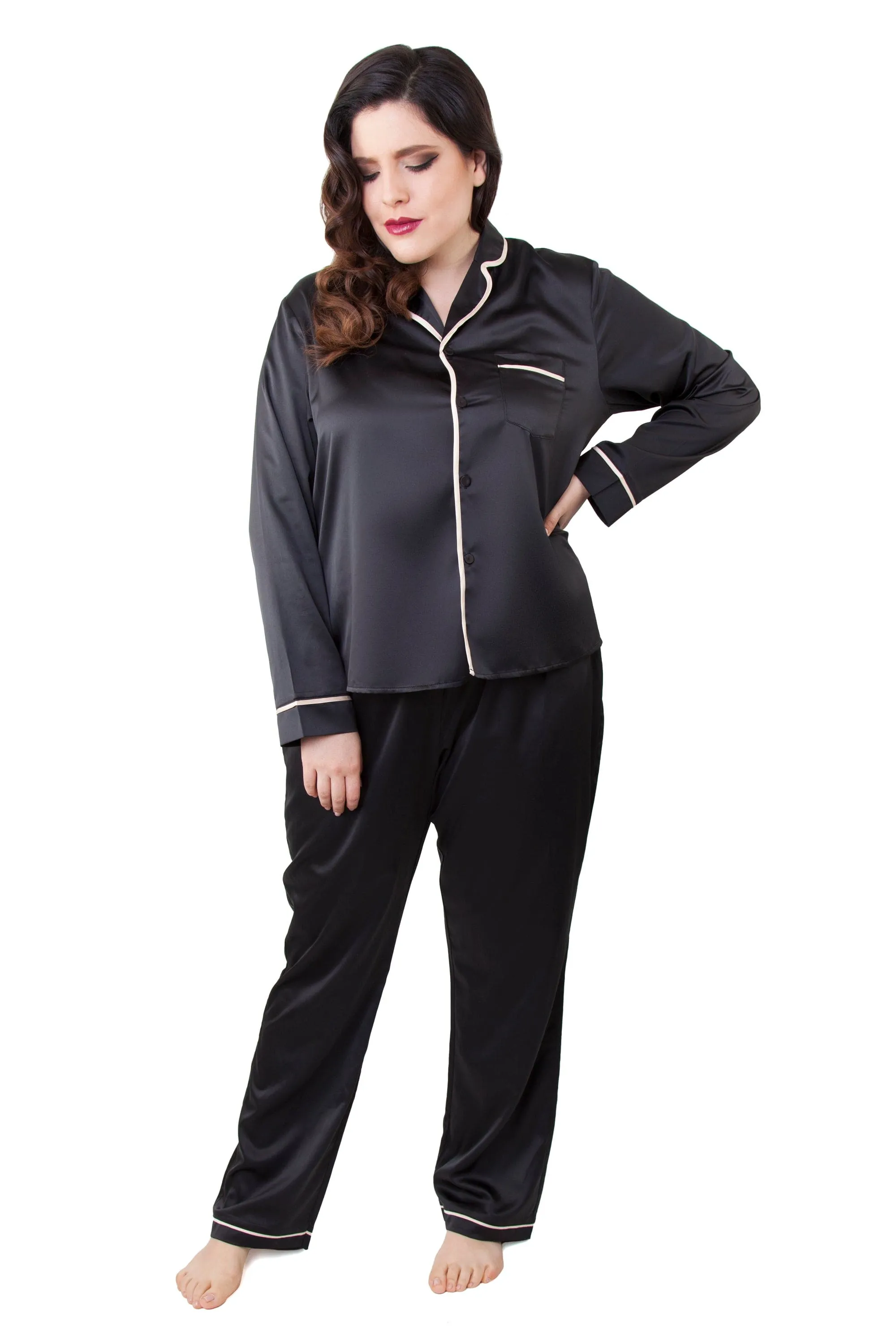 Smoking Suit Pyjama Set - Curve