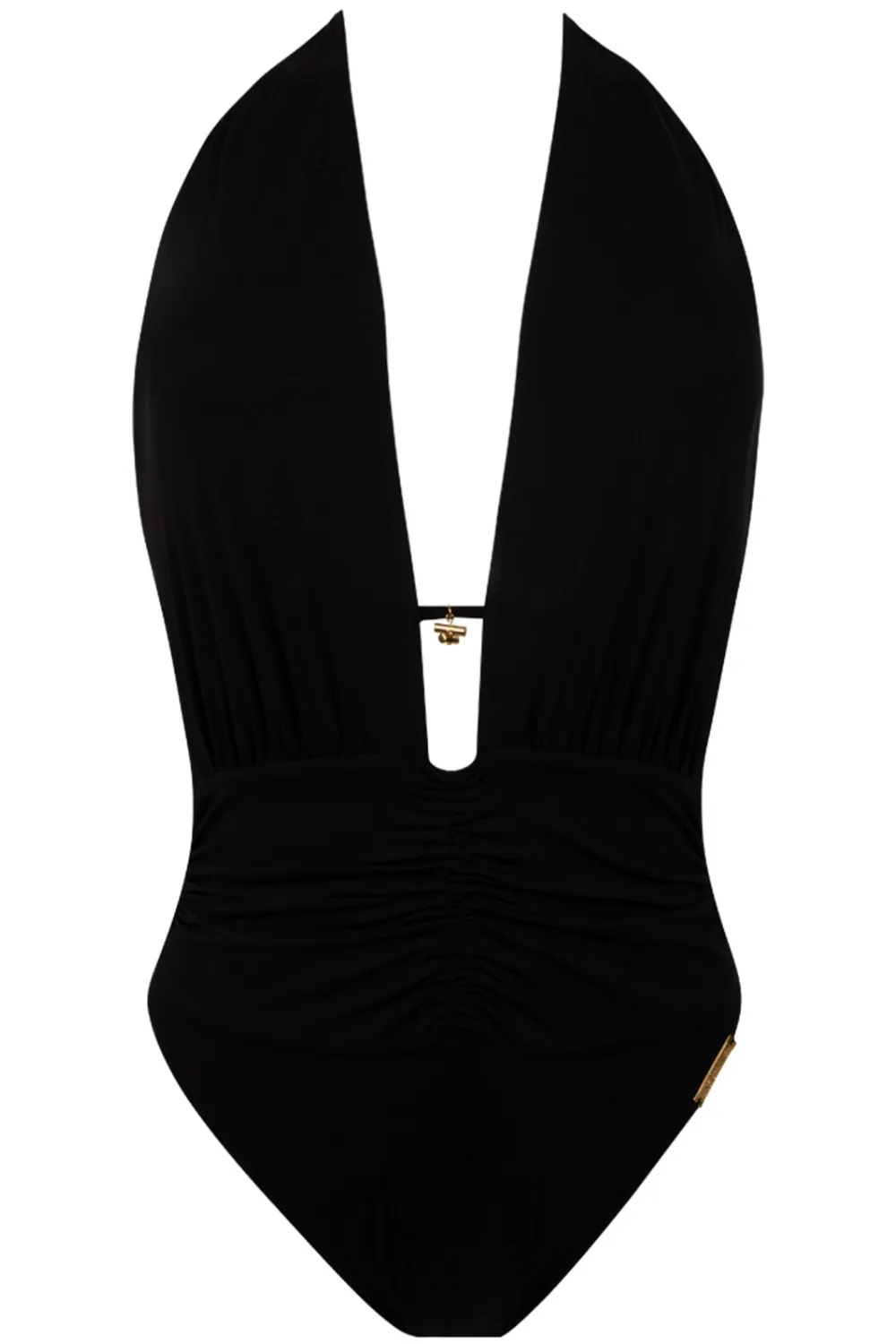 Sublime Drapé Halter Swimsuit. Size L (UK 14)