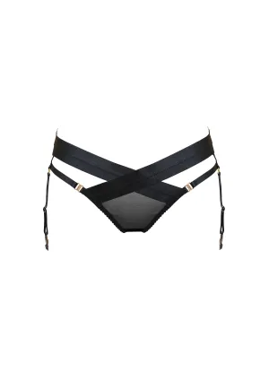 Tomoe Harness Brief Black