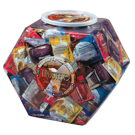 Trustex Lubed Asst Colors 288pcs