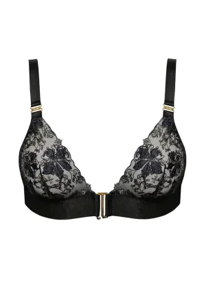Vita Triangle Bra Black