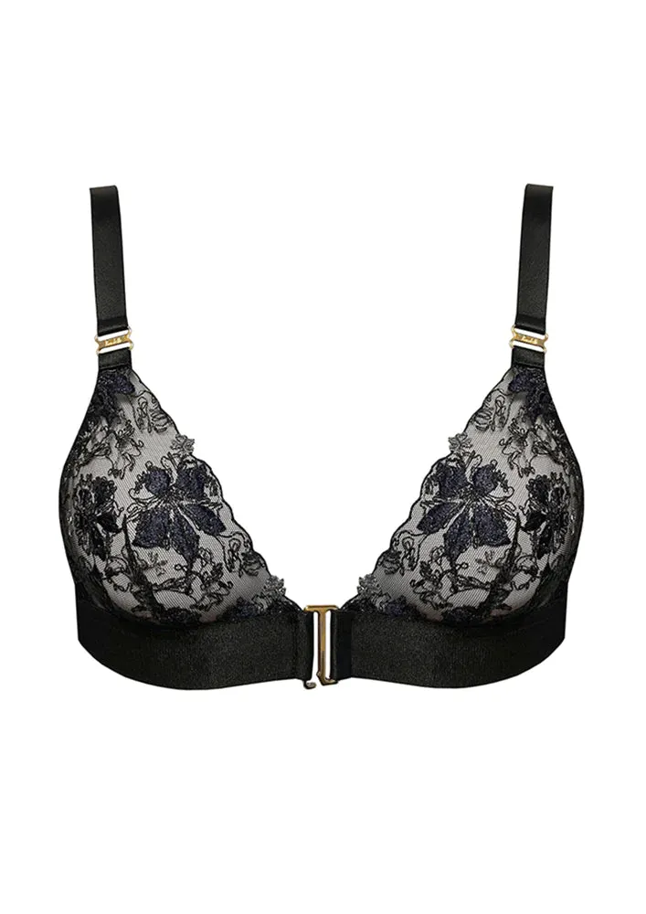 Vita Triangle Bra Black