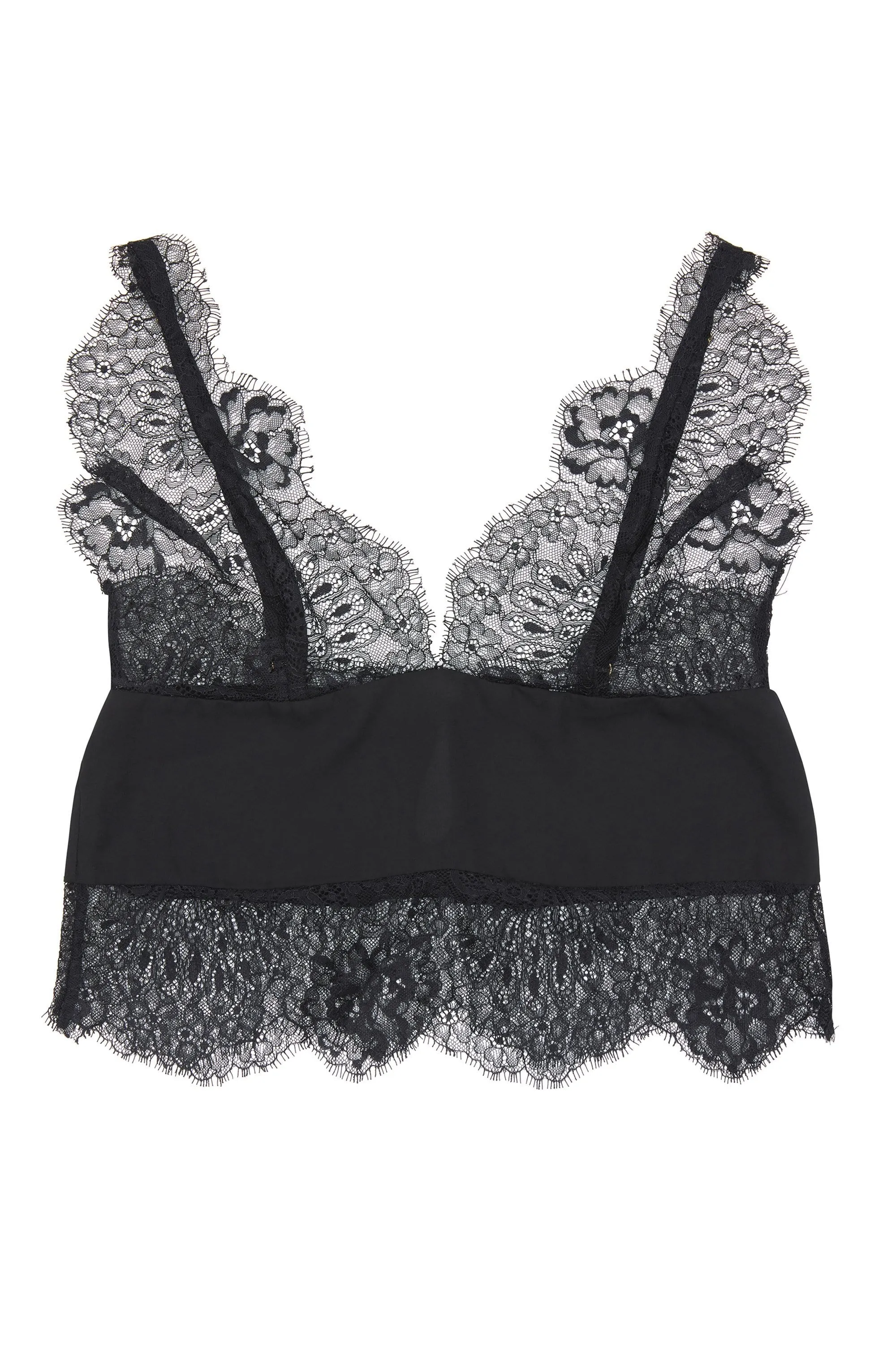 WW x Charlotte McKinney Siena Lace Trim Vest & Short Set